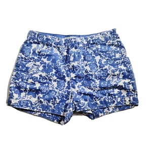 Cherokee Shorts Youth Size Large Blue Floral Pattern Hippie Hipster Boho Chic - Picture 1 of 11