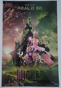 WICKED MOVIE PROMO POSTER 11x17 ARIANA GRANDE! CYNTHIA ERIVO! 2024 NEW UNUSED - Picture 1 of 1