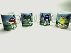 M & M COFFEE MUGS RARE/RETIRED LIMITED EDITION SPORT THEMED VTG 1990'S MINT LOT4