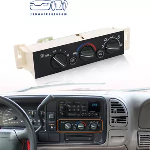 AC Heater Climate Control Panel For 1996-2000 Chevy Tahoe GMC Yukon C/K1500 2500 - Picture 1 of 10