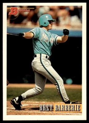 1993 Bowman #446 Bret Barberie Florida Marlins - Image 1 of 2