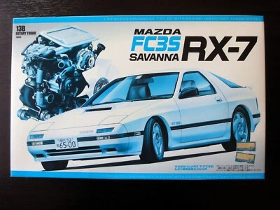 Fantastico! Fujimi 1/24 MAZDA FC3S SAVANA RX-7 con motore 13B così cool! - Immagine 1 di 4
