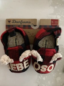 New: Dear foams Slippers Baby Bebe Oso 9-12 Months - Picture 1 of 1
