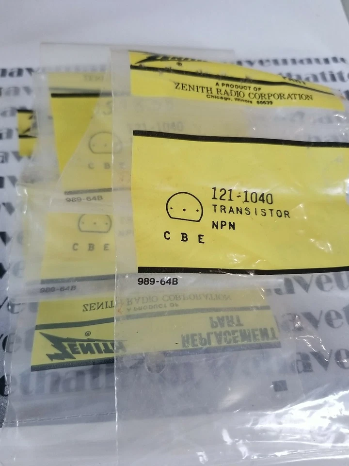 1211040 / 121-1040 / TRANSISTOR / 5 PIEZAS / (cantidad) Foto 1 de 1