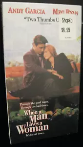 WHEN A MAN LOVES A WOMAN VHS VIDEO NEW & SEALED MEG RYAN AD ANDY GARCIA RATED R - Picture 1 of 2