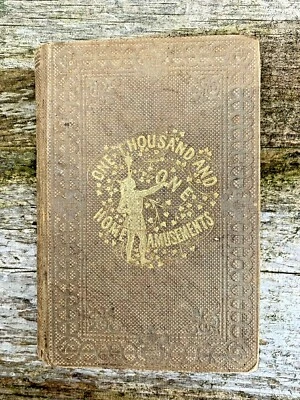 1858 1st edition Magic Tricks Conjuring Parlor Games - 'The Sociable' by Arnold - Image 1 of 4