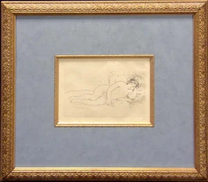Pierre-Auguste Renoir Reclining Nude unsigned with beautiful Custom frame OBO - Picture 1 of 3