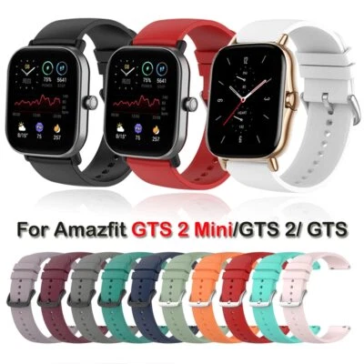 Cinturino in silicone per Amazfit GTS 4 2 Mini GTS 3 GTS 2e BIP 42mm cinturino orologio sportivo