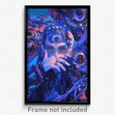Art Poster - Distant Pool (Psychedelic Trippy Weird 11x17 Print)