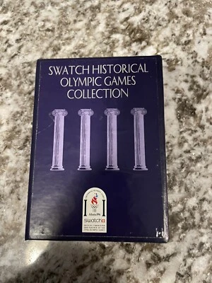Juego de colección de los Juegos Olímpicos históricos de Atlanta 1996 Swatch/9 usado Foto 1 de 4