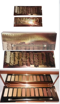 URBAN DECAY EYESHADOW PALLET NAKED HEAT NUDES BROWNS METALLIC MATTE  DAMAGED BOX - Image 1 of 4