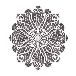Elegante Nuevo Encaje Mesa Redondo/Doily/Serpiente Blanco Ø 40cm (16") Elegante Regalo - Imagen 1 de 1