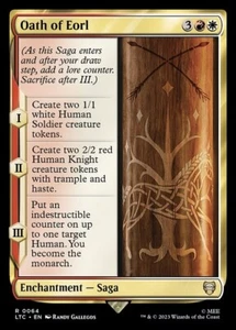 *MtG: 2x OATH OF EORL - Commander Lord Rings: Tales of Middle-Earth Rare* - Bild 1 von 1