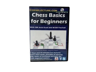 Chess Basics for Beginners with GM Jesse Kraai & IM Bill Paschall 2015 DVD - Image 1 of 4