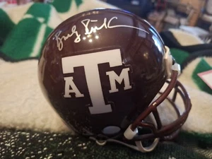 Bucky Richardson Signed Texas A&M Aggies Riddell Mini Helmet - Picture 1 of 5