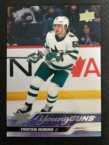 Tristen Robins 2023-24 Upper Deck Young Guns SP RC Card #223