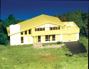 Bachmann HO Plasticville Classic Kit Contemporary House 2-7/8 x 8-3/4in 7. 45432 - Picture 1 of 1