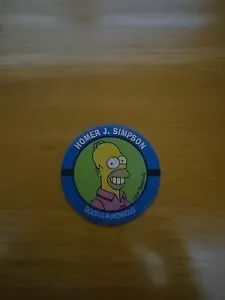 Homer Simpson 1994 The Simpsons Skybox Pog #1 - Picture 1 of 2