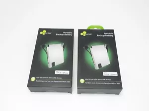 Lot of 2 neo-Style Portable Backup Battery Micro-USB & Apple 30-Pin - 2000mAh - Picture 1 of 7