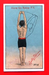 1904 Sniders & Abrahams Cigarette Card: HOW TO KEEP FIT ... #18 - Bild 1 von 2
