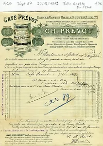 Dépt 87 - Limoges 77 Vieille Route d'Aixe - Belle Entête Secteur du Café de 1919 - Bild 1 von 1