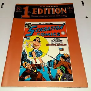 FAMOUS 1st EDITION #C-30 - SENSATION COMICS #1 - BRONZE INK OUTER COVER DC/1974 - Bild 1 von 2