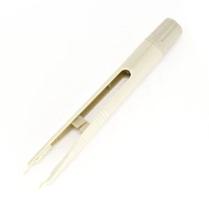 1pc Grey Color Long Jaw SMD LCR Meter Flat Clip Head Probe Test Clip - Picture 1 of 7