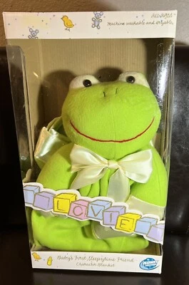 Manta KOMET Creations Frankie Frog Baby’s First Sleepytime Lovie Lovey Difícil de Encontrar Foto 1 de 4