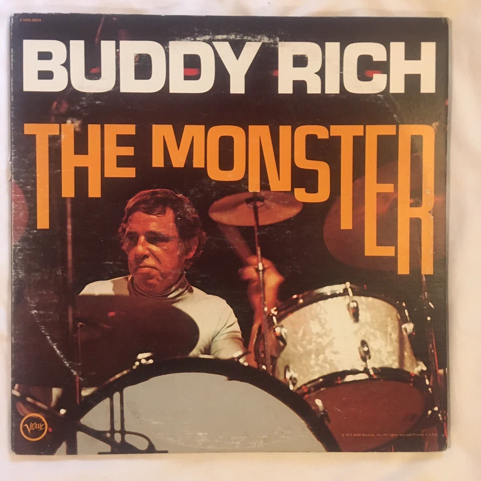 BUDDY RICH MONSTER ПЕРВЫЙ ПРЕСС ПРОМО ДВОЙНОЙ ВИНИЛОВАЯ ПЛАСТИНКА АЛЬБОМ СТЕРЕО VERVE - Изображение 1 из 4