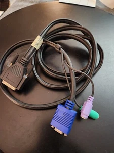 TRIPP LITE USB KVM SWITCH CABLE KIT B020/B022 SERIES 2X HD15 M/M 6.8 Feet #B0386 - Picture 1 of 8