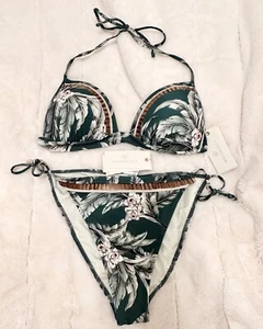 Watercult Green Jungle Bikini Set (New with Tags) - Picture 1 of 9
