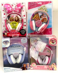 Kids Girls Headphones - Jojo, Frozen, Minnie, Disney Princess - You Pick! - Picture 1 of 21