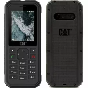 BNIB Caterpillar CAT B40 Single SIM 64MB+128MB Black Factory Unlocked 4G GSM - Picture 1 of 3
