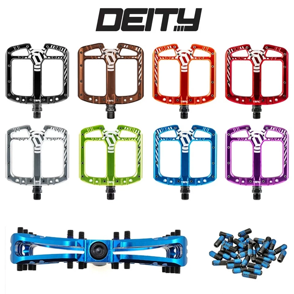 Pedales de bicicleta de montaña Pedales de MTB Pedal plano Deity TMAC Deity Pedal TMAC Signature Foto 1 de 4