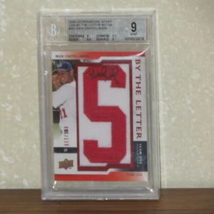 2009 UD Signature Stars USA by The Letter Autos Nick Castellanos Card BGS 9. - Picture 1 of 2