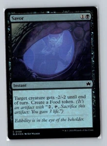 1x MTG - FOIL Savor (0109) - Bloomburrow - BLB - CASI NUEVO - Imagen 1 de 2
