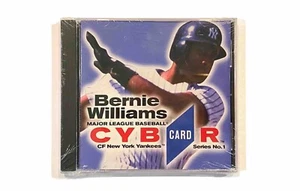 CYBRCARD SERIES 1 - Bernie Williams MLB 3B New York PC CD ROM GAME BRAND NEW - Picture 1 of 8