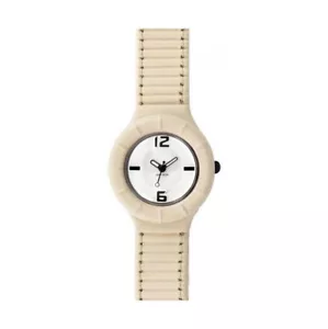 Orologio HIP HOP LEATHER HWU0198 Small 32mm Pelle Bianco Uomo Donna Unisex - Foto 1 di 1