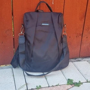 SCHWARZER KLEINER WANDELBARER DAMEN RUCKSACK HANDTASCHE ANTI-TEFT RUCKSACK NEU - Bild 1 von 6