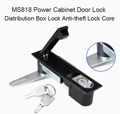 MS818 Cerradura de puerta de gabinete eléctrico Cerradura de caja de distribución Núcleo de cerradura antirrobo - Imagen 1 de 4