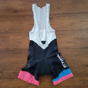 Decathlon Womens XS/S Cycling Bibshorts Romania 5" 13" (8.5/10) Pad B-Twin - Picture 1 of 14