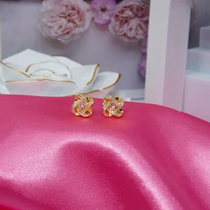 Precious October Tourmaline Color Birthstone Stud Earring Fine Jewelry Post Back - Picture 1 of 4