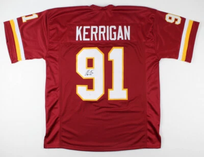 Camiseta Washington Redskins assinada por Ryan Kerrigan (certificado de autenticidade JSA) 4×NFL Pro Bowl D.E. - Imagem 1 de 4