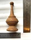 Vintage Turned Wood Finial - For Vienna Wall Clock  - Clockmakers Spares