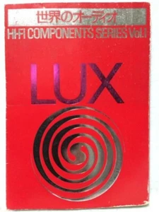 Hi Fi Components Series Vol.1 Lux book photo SQ38FD CL35Ⅲ MB88 MQ60 MQ36 A1020 - Picture 1 of 6