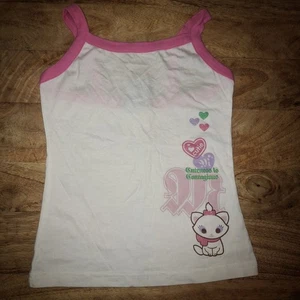 Disney Cuties Cuteness is Contagious Girls Size 6 6x tank top Y2K Aristocats  - Picture 1 of 4