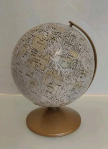 Globo lunar de metal de colección Replogle Apollo Ranger 4 sitios de aterrizaje 6" con soporte - Imagen 1 de 8