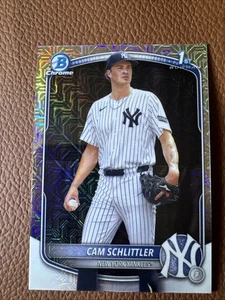 2025 Bowman Chrome Mega 1st Cam Schlittler Mojo Yankees. - Picture 1 of 2