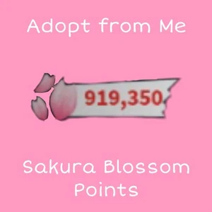 Adopt from Me! Sakura Blossom Points! 500K+ Points - Quick & Cheap - Picture 1 of 1