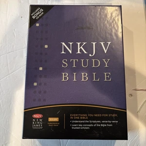 NKJV Study Bible by Thomas Nelson Publishing Staff (2008, Bonded Leather) - Foto 1 di 8